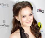 Leighton Meester: ultra sexy dans une robe Christopher Kane de la collection printemps-été 2009, et des chaussures YSL, lors de la soirée d'inauguration du club 
