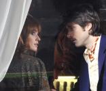 Paz Vega et Kim Rossi Stuart sur le tournage du biopic de Vallanzasca à Milan le 12 janvier 2010