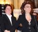 Rob Marshall et Sophia Loren, à l'occasion de l'avant-première italienne de  Nine , à Rome, le 13 janvier 2010.