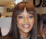 Le top model britannique Naomi Campbell 