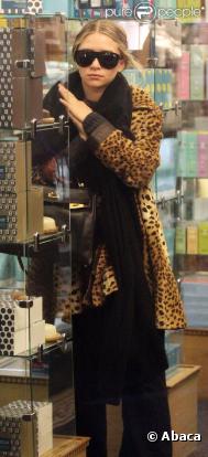 Mary-Kate Olsen faisant du shopping à New York