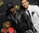 P.Diddy et son fils Christian Casey, ainsi que Quincy Brown, lors de l'anniversaire de Justin Dior Combs, le 23 janvier 2010