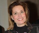 Christine Lemler, à l'occasion du défilé printemps/été 2010 de la créatrice Eva Minge, qui s'est tenu à l'hôtel Crillon, à Paris, le 25 janvier 2010.