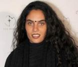 Cynthia Brown, à l'occasion du défilé printemps/été 2010 de la créatrice Eva Minge, qui s'est tenu à l'hôtel Crillon, à Paris, le 25 janvier 2010.