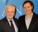 Jacques Perrin et Jacques Cluzaud, à l'occasion de l'avant-première d' Océans , au Gaumont Opéra de Paris, le 26 janvier 2010.