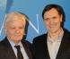 Jacques Perrin et Jacques Cluzaud, à l'occasion de l'avant-première d' Océans , au Gaumont Opéra de Paris, le 26 janvier 2010.