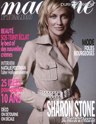 Sharon Stone pour Madame Figaro