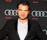 Clovis Cornillac, à l'occasion de la grande soirée de lancement de l'Audi A8 qui s'est tenue à l'Olympia, à Paris, le 2 février 2010.