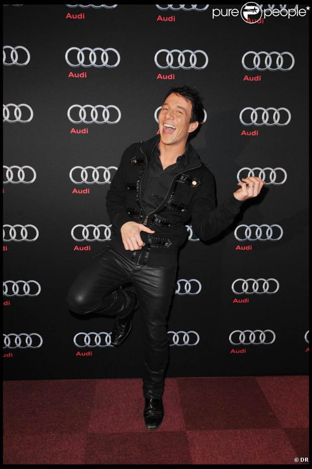 Laurent Artufel, à l'occasion de la grande soirée de lancement de l'Audi A8 qui s'est tenue à l'Olympia, à Paris, le 2 février 2010.