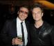 Valéry Zeitoun et David Hallyday, à l'occasion de la grande soirée de lancement de l'Audi A8 qui s'est tenue à l'Olympia, à Paris, le 2 février 2010.