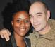 Aline Afanoukoé et Jean-Marc Barr, à l'occasion de la grande soirée de lancement de l'Audi A8 qui s'est tenue à l'Olympia, à Paris, le 2 février 2010.