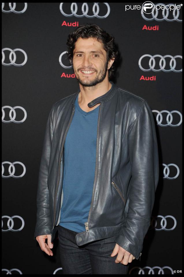 Bixente Lizarazu, à l'occasion de la grande soirée de lancement de l'Audi A8 qui s'est tenue à l'Olympia, à Paris, le 2 février 2010.