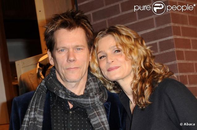 Kevin Bacon et Kyra Sedgwick à l'inauguration de la nouvelle boutique Hermès Homme, le 9 février 2010. New York City