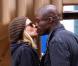 Même dans un parc en jean décontracté , quand Heidi Klum et Seal s'embrassent c'est toujours glamour ! 