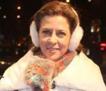 Corinne Touzet, à l'occasion de l'avant-première de  From Paris with Love  qui s'est tenue à l'UGC Normandie, sur les Champs-Elysées, à Paris, le 11 février 2010.