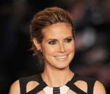 Heidi Klum lors du défilé de son émission Project Runway, à New York, le 12 février 2010 !