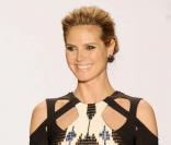 Heidi Klum lors du défilé de son émission Project Runway, à New York, le 12 février 2010 !