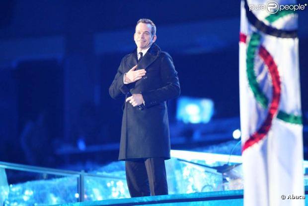 Garou chante lors de la cérémonie d'ouverture des jeux olympiques de Vancouver, le 12 février 2010 !