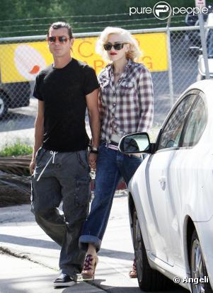 Gwen Stefani et Gavin Rossdale en amoureux le 14 février à Los Angeles