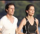 Pour Tom Cruise et Katie Holmes, le footing c'est une affaire de couple !  