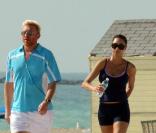 Pour Boris Becker et sa craquante Lily Karssenberg, le footing c'est une affaire de couple !