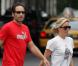Pour Tea Leoni et David Duchovny, le footing c'est une affaire de couple !