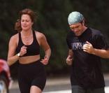 Pour Antonio Banderas et Melanie Griffith, le footing c'est une affaire de couple !