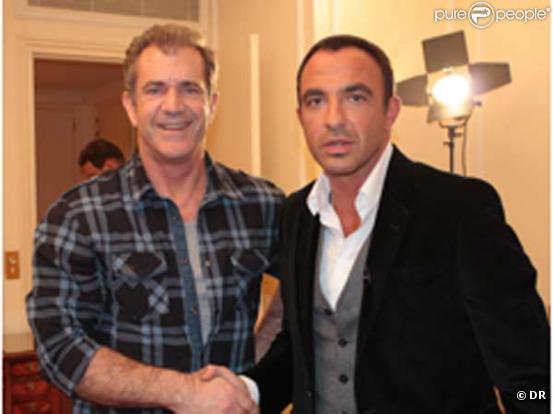 Mel Gibson et Nikos Aliagas