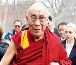 Le Dalaï Lama a sa sortie de la Maison Blanche, à Washington, le 18 février 2010 !
