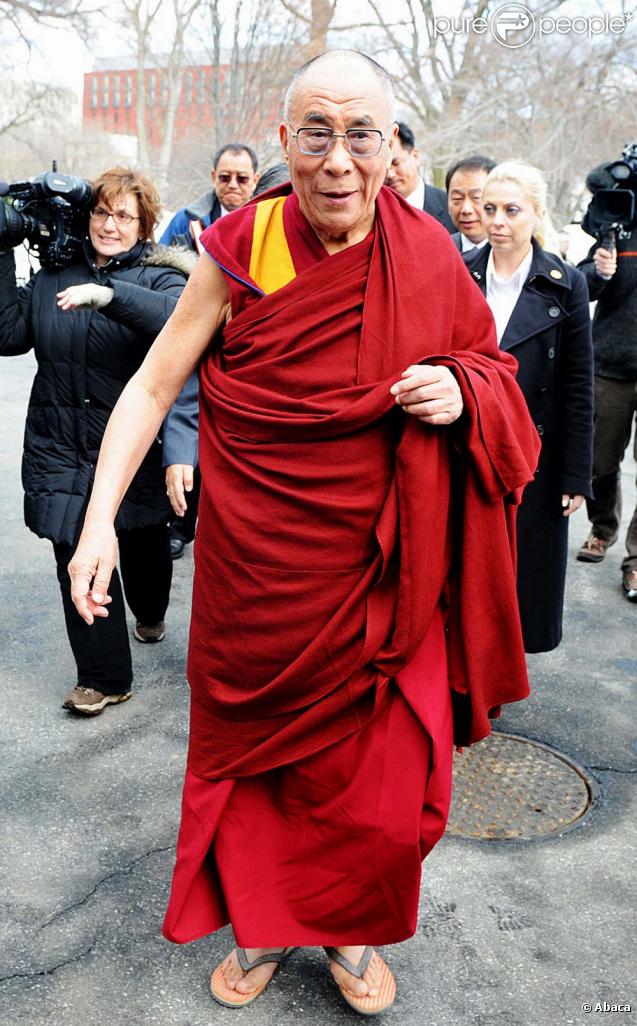 Le Dalaï Lama a sa sortie de la Maison Blanche, à Washington, le 18 février 2010 !