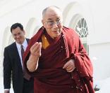 Le Dalaï Lama a sa sortie de la Maison Blanche, à Washington, le 18 février 2010 !