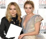 Ashley et Mary-Kate Olsen lors des ELLE Style Awards à Londres le 22/02/10