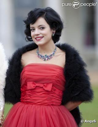 Lily Allen au Festival Vintage de Goodwood, le 25 février 2010