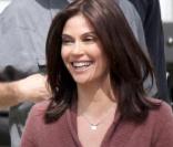 Teri Hatcher sur le tournage de Desperate Housewives. Le 1/03/10 