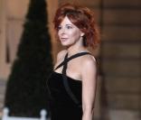 Mylène Farmer à son arrivée à l'Elysée... le 2 mars 2010
