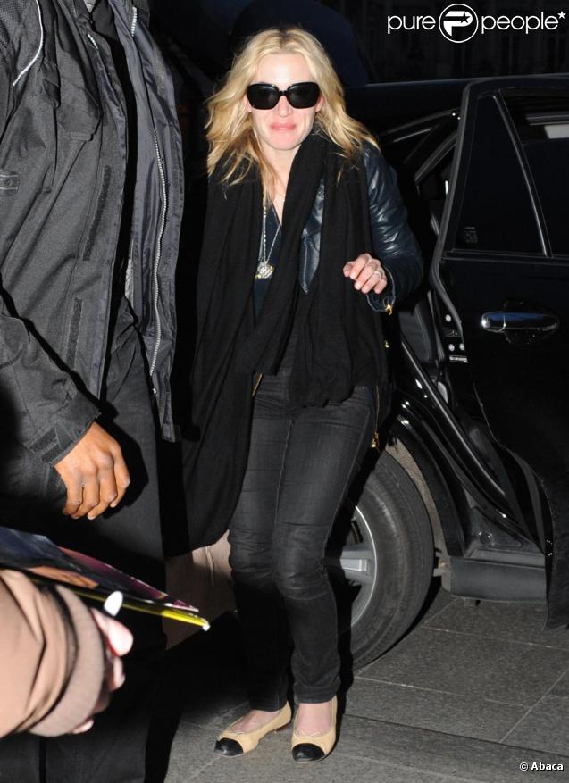 Kate Winslet à Paris le 3 mars 2010