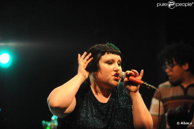 Beth Ditto du groupe The Gossip en concert (6 mars à la Flèche d'or)