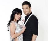 Shannen Doherty pose pour la promotion de l'émission Dancing With The Stars. Son partenaire est Mark Ballas