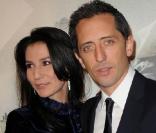 Gad Elmaleh et Marie Drucker à l'occasion de l'avant-première de La Rafle qui s'est tenue au Gaumont des Champs-Elysées, à Paris, le 8 mars 2010.