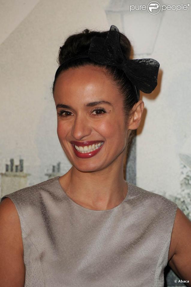 Amelle Chahbi à l'occasion de l'avant-première de La Rafle qui s'est tenue au Gaumont des Champs-Elysées, à Paris, le 8 mars 2010.