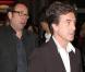 Olivier Gourmet et François Cluzet, à l'occasion de l'avant-première de  Blanc comme neige , dans l'enceinte du MK2 Bibliothèque, à Paris, le 9 mars 2010.