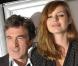 La ravissante Louise Bourgoin et François Cluzet, à l'occasion de l'avant-première de  Blanc comme neige , dans l'enceinte du MK2 Bibliothèque, à Paris, le 9 mars 2010.