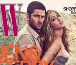 Gerard Butler et Jennifer Aniston en couverture de W