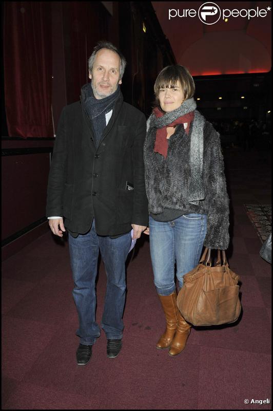 Hippolyte Girardot et son épouse à la générale du spectacle de Michel Boujenah 