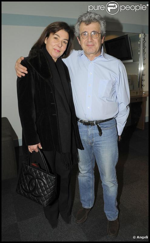 Michel Boujenah au côté de son amie Carole Amiel à la générale du spectacle de Michel Boujenah 
