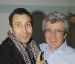 Michel Boujenah et Zinedine Soualem à la générale du spectacle de Michel Boujenah 