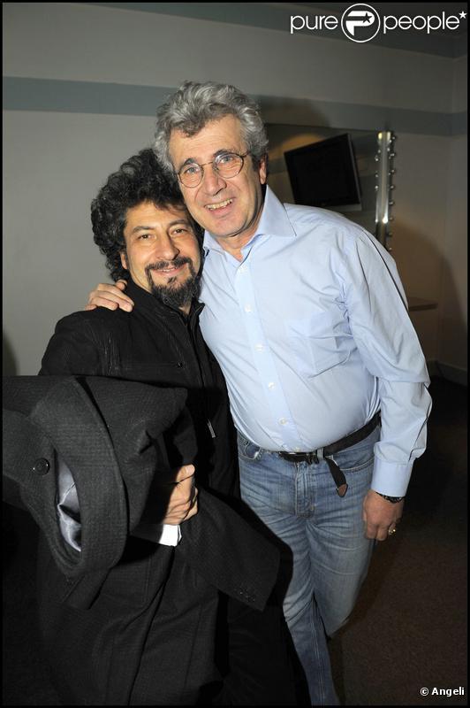 Michel Boujenah au côté de Radu Mihaileanu à la générale du spectacle de Michel Boujenah 