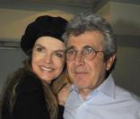 Cyrielle Clair au côté de Michel Boujenah à la générale du spectacle de Michel Boujenah 
