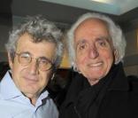 Michel Boujenah et le père de Gad Elmaleh à la générale du spectacle de Michel Boujenah 