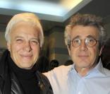 Guy Bedos et son ami Michel Boujenah à la générale du spectacle de Michel Boujenah 